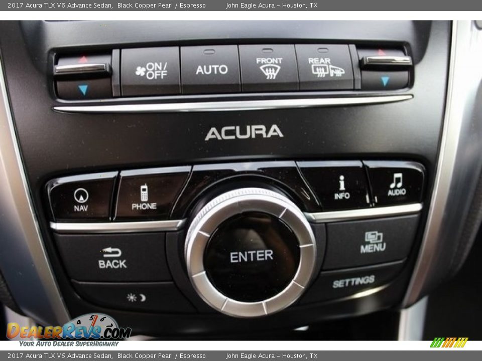 Controls of 2017 Acura TLX V6 Advance Sedan Photo #28