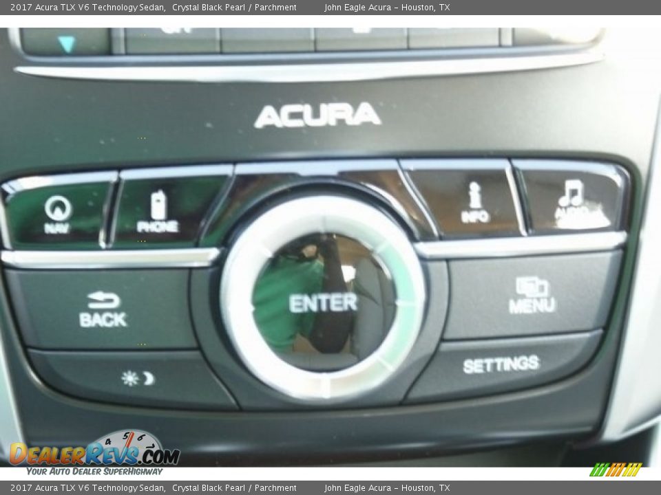 2017 Acura TLX V6 Technology Sedan Crystal Black Pearl / Parchment Photo #32