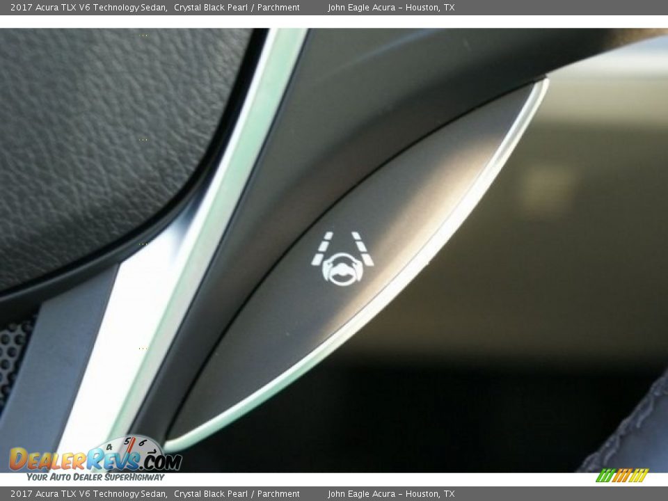 2017 Acura TLX V6 Technology Sedan Crystal Black Pearl / Parchment Photo #35