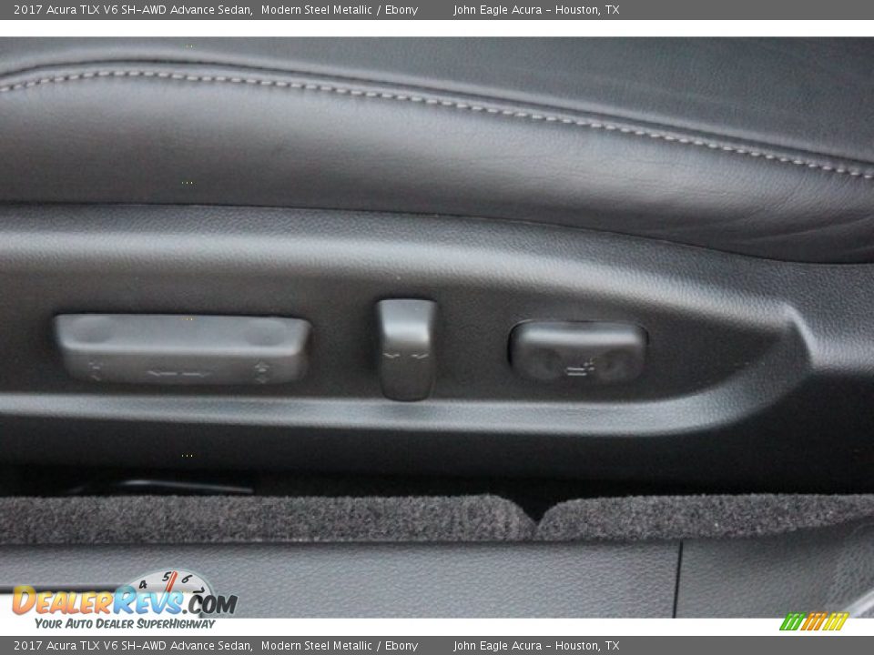 2017 Acura TLX V6 SH-AWD Advance Sedan Modern Steel Metallic / Ebony Photo #29
