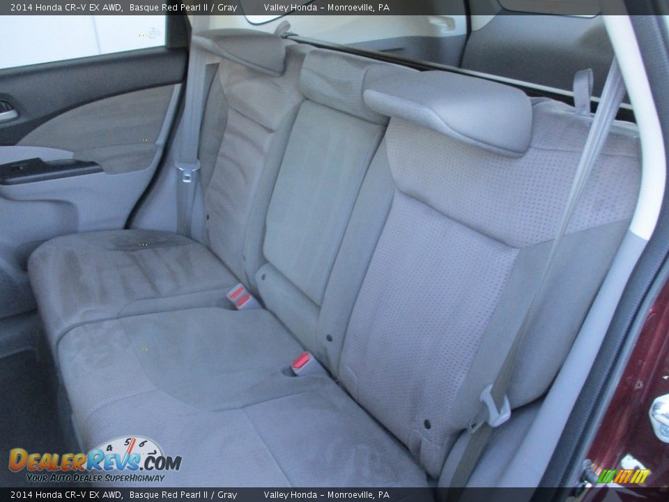2014 Honda CR-V EX AWD Basque Red Pearl II / Gray Photo #11