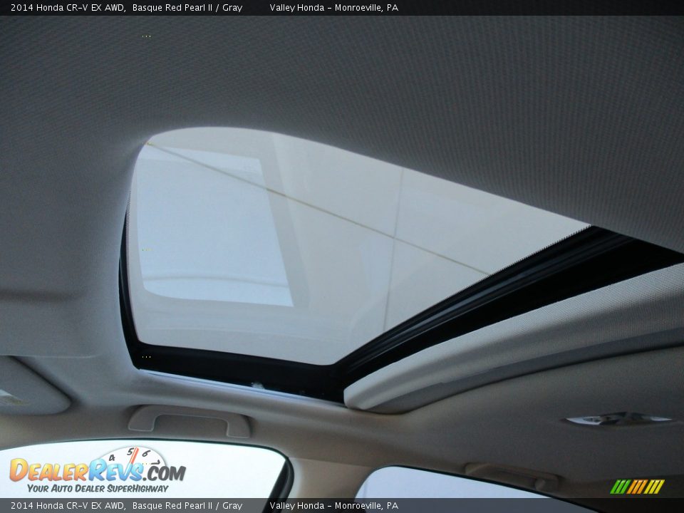 2014 Honda CR-V EX AWD Basque Red Pearl II / Gray Photo #13