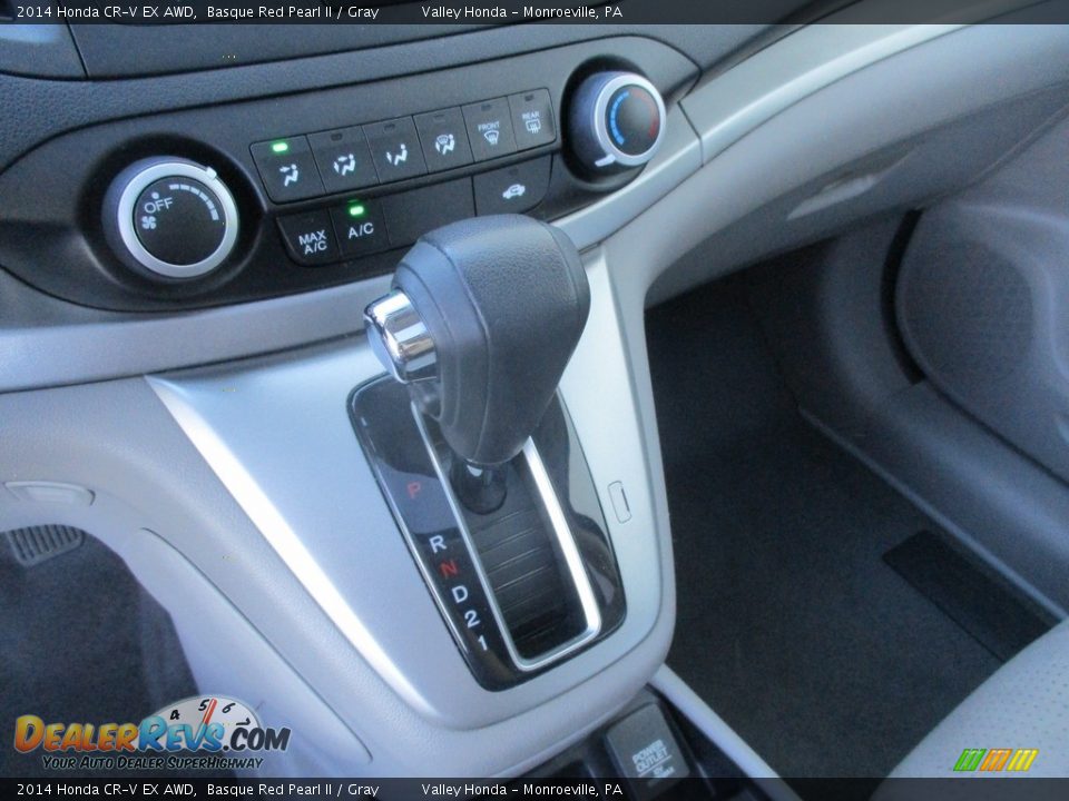 2014 Honda CR-V EX AWD Basque Red Pearl II / Gray Photo #15