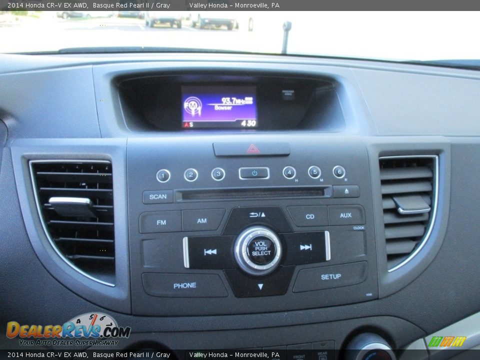 2014 Honda CR-V EX AWD Basque Red Pearl II / Gray Photo #16