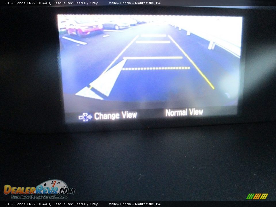 2014 Honda CR-V EX AWD Basque Red Pearl II / Gray Photo #17