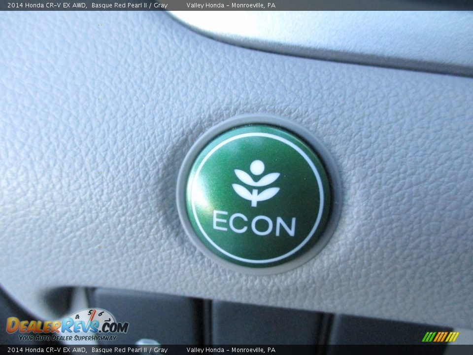 2014 Honda CR-V EX AWD Basque Red Pearl II / Gray Photo #18
