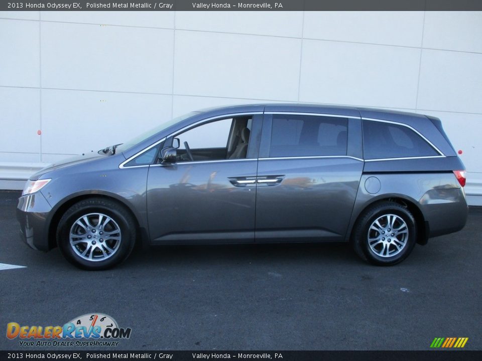 2013 Honda Odyssey EX Polished Metal Metallic / Gray Photo #2