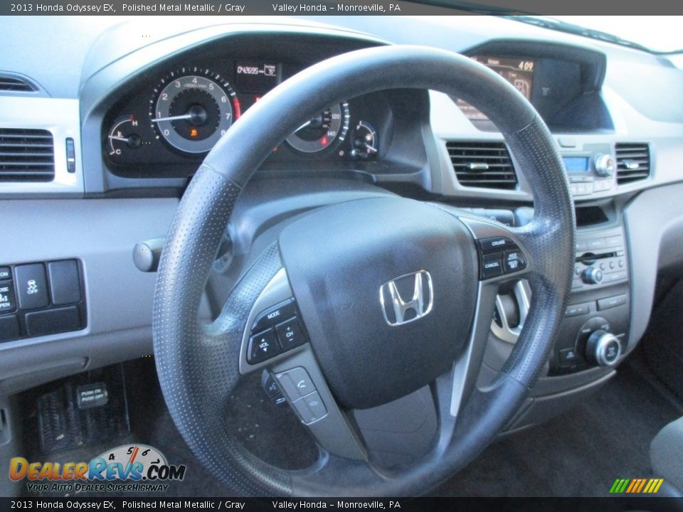 2013 Honda Odyssey EX Polished Metal Metallic / Gray Photo #13