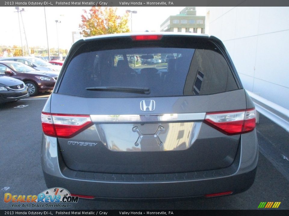 2013 Honda Odyssey EX-L Polished Metal Metallic / Gray Photo #5