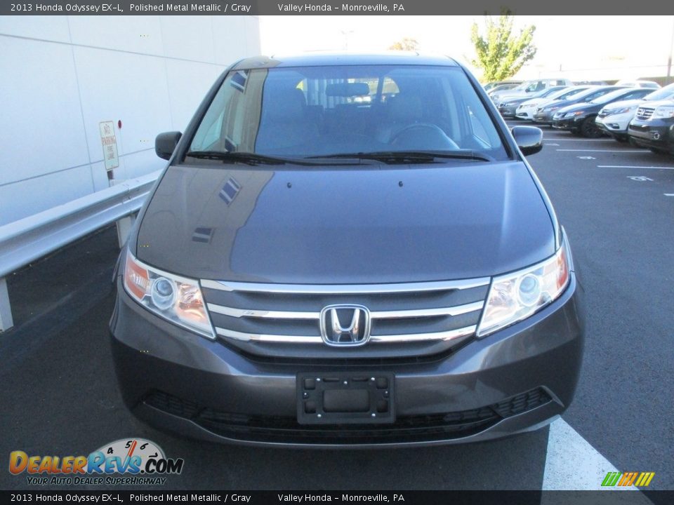 2013 Honda Odyssey EX-L Polished Metal Metallic / Gray Photo #8