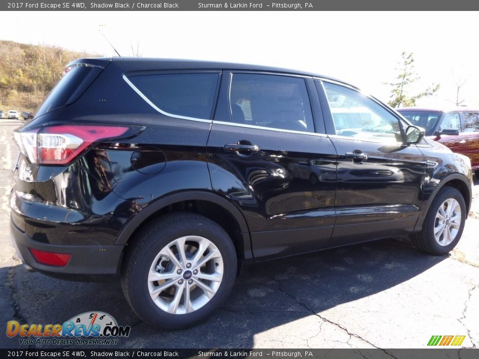 2017 Ford Escape SE 4WD Shadow Black / Charcoal Black Photo #2