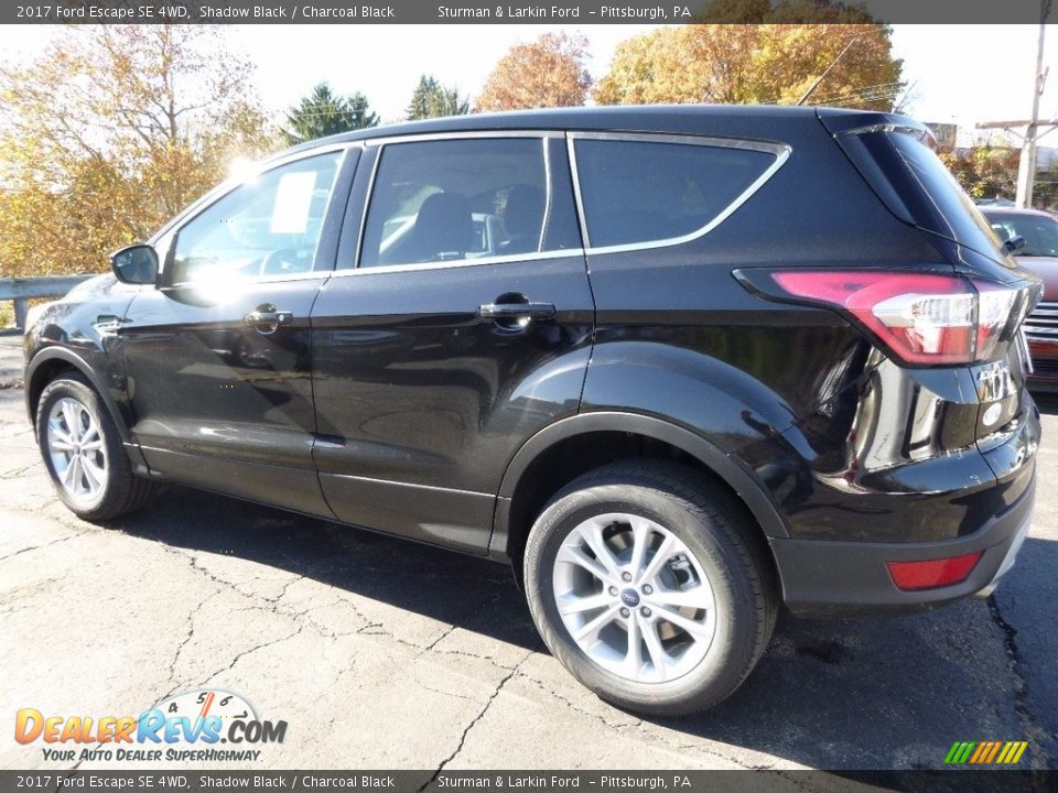 2017 Ford Escape SE 4WD Shadow Black / Charcoal Black Photo #4
