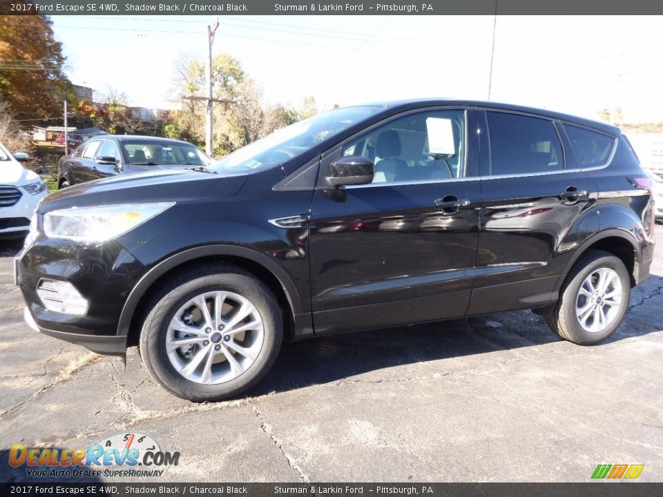 2017 Ford Escape SE 4WD Shadow Black / Charcoal Black Photo #5