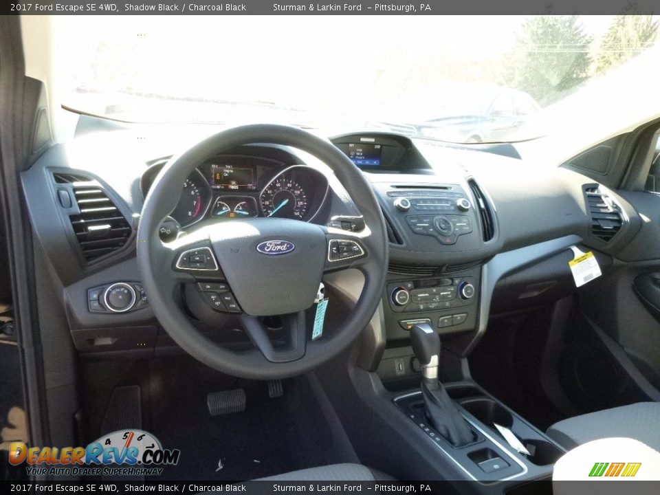 2017 Ford Escape SE 4WD Shadow Black / Charcoal Black Photo #9