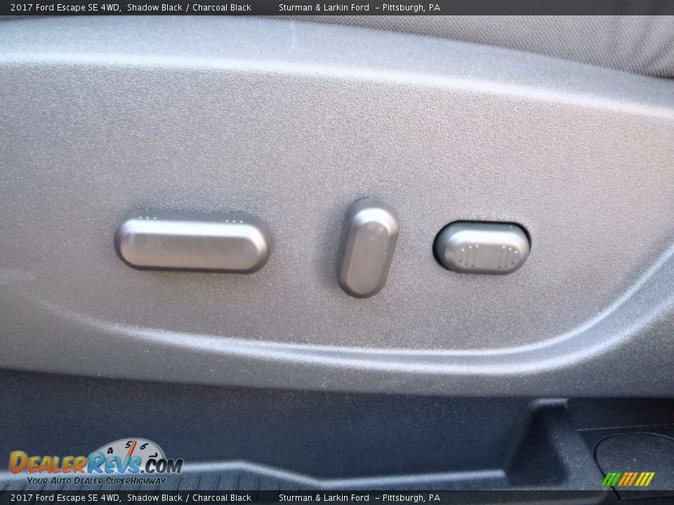 2017 Ford Escape SE 4WD Shadow Black / Charcoal Black Photo #12