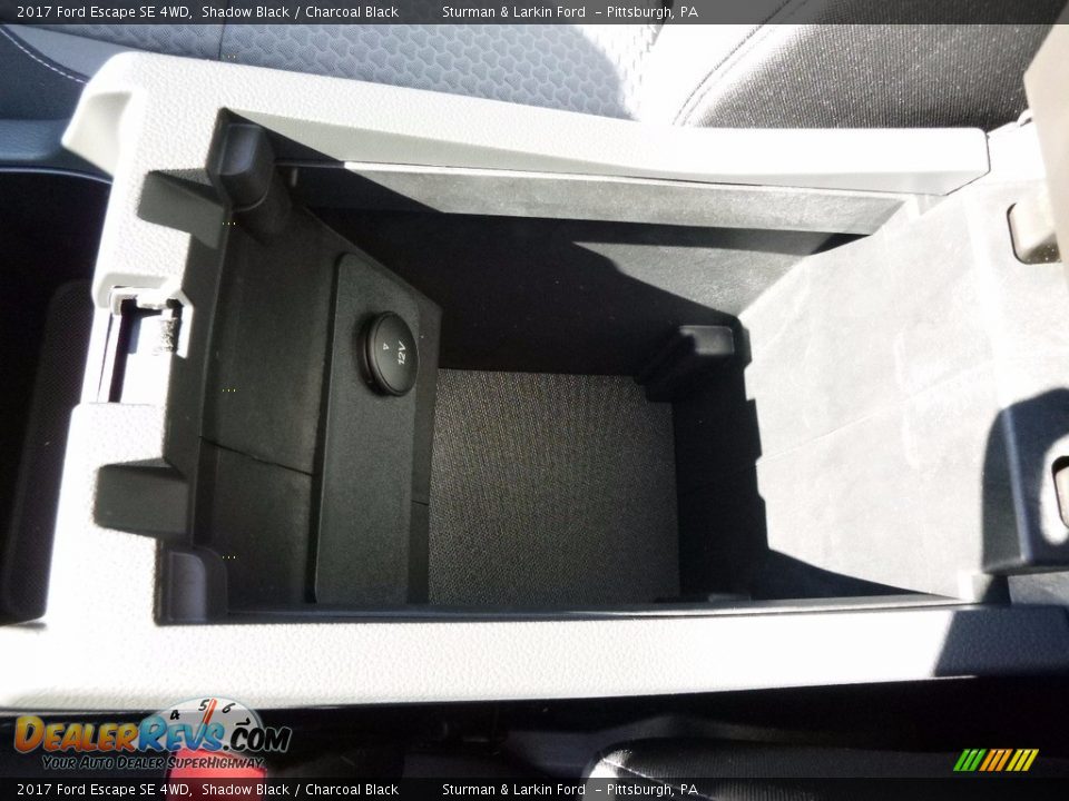 2017 Ford Escape SE 4WD Shadow Black / Charcoal Black Photo #13