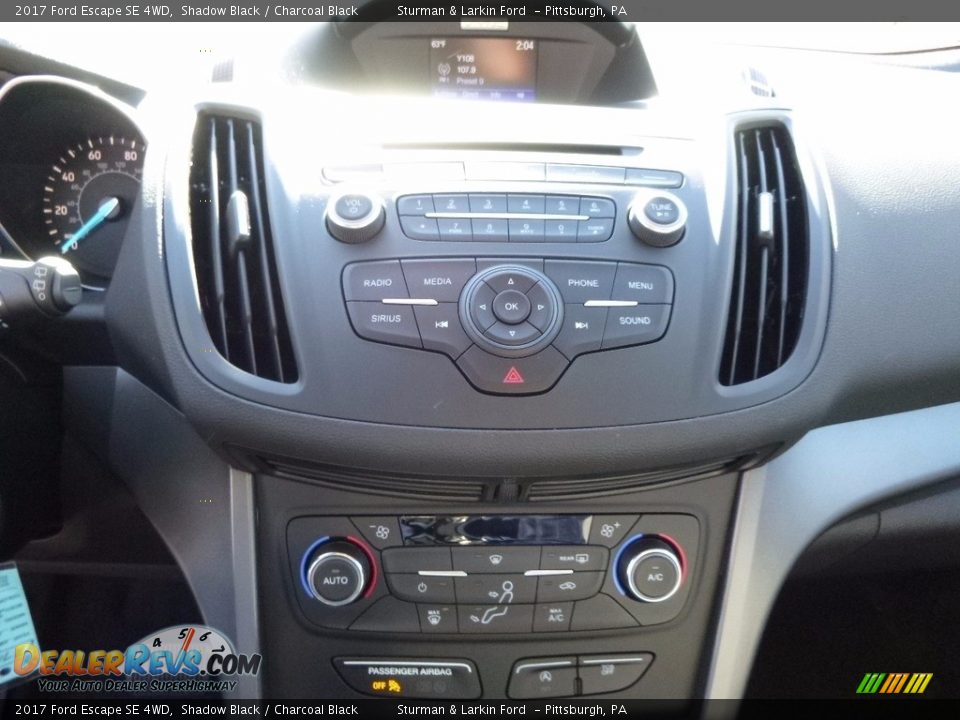 2017 Ford Escape SE 4WD Shadow Black / Charcoal Black Photo #15