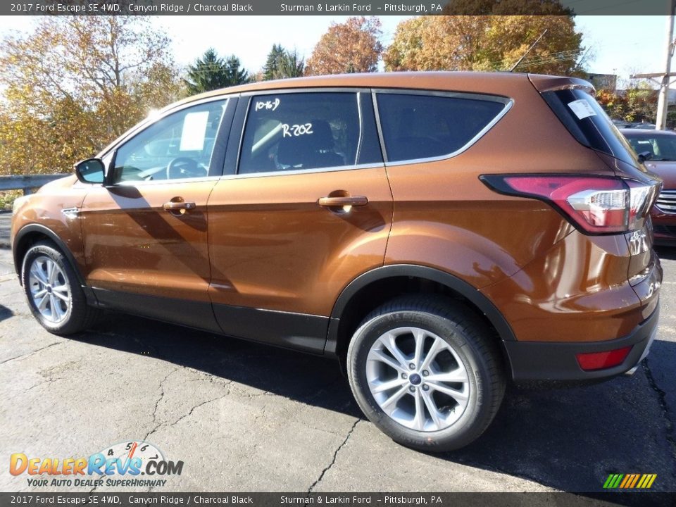 2017 Ford Escape SE 4WD Canyon Ridge / Charcoal Black Photo #4