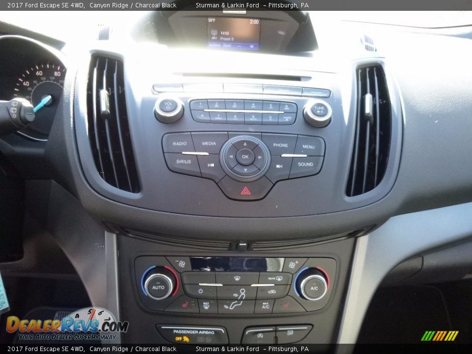 2017 Ford Escape SE 4WD Canyon Ridge / Charcoal Black Photo #15