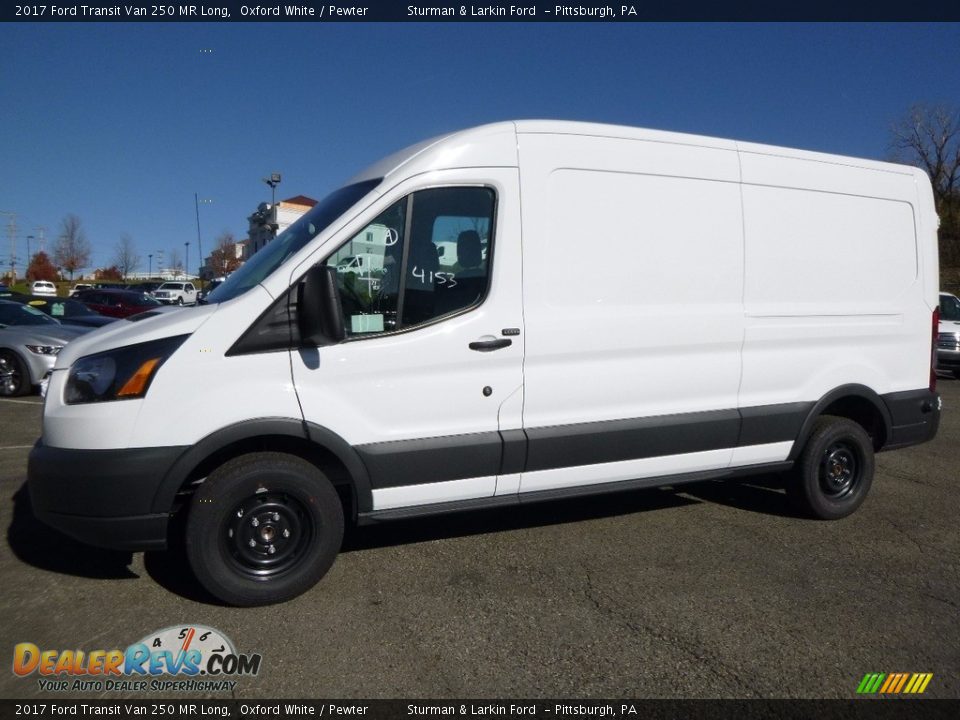 Front 3/4 View of 2017 Ford Transit Van 250 MR Long Photo #7