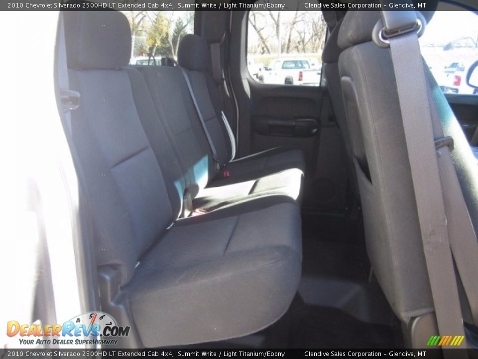 2010 Chevrolet Silverado 2500HD LT Extended Cab 4x4 Summit White / Light Titanium/Ebony Photo #18