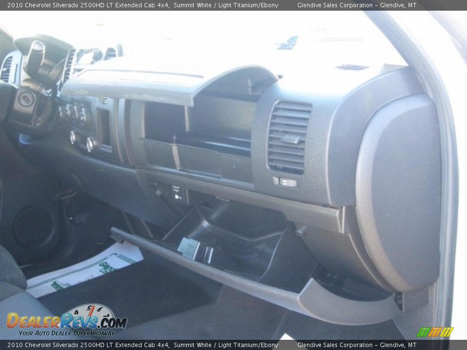2010 Chevrolet Silverado 2500HD LT Extended Cab 4x4 Summit White / Light Titanium/Ebony Photo #24