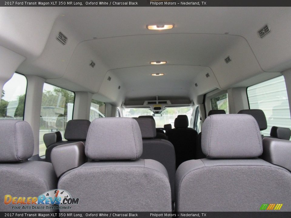 Charcoal Black Interior - 2017 Ford Transit Wagon XLT 350 MR Long Photo #17