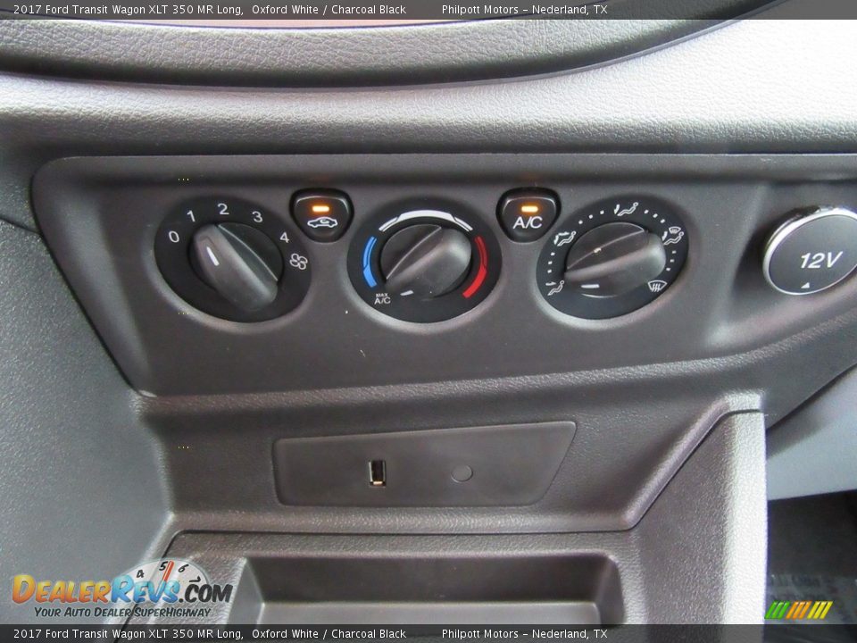 Controls of 2017 Ford Transit Wagon XLT 350 MR Long Photo #27