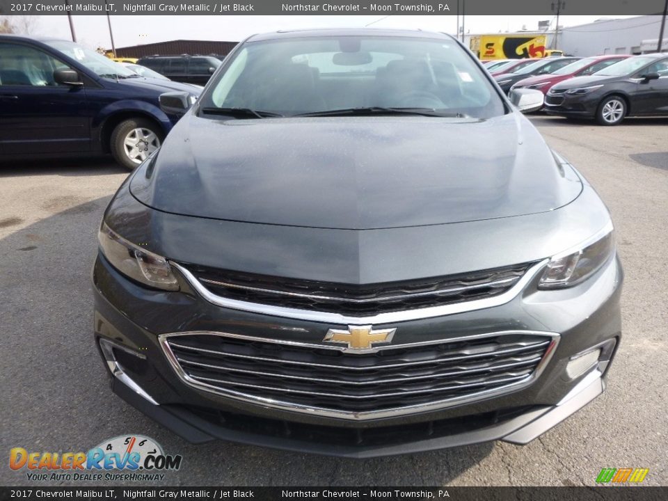 2017 Chevrolet Malibu LT Nightfall Gray Metallic / Jet Black Photo #2