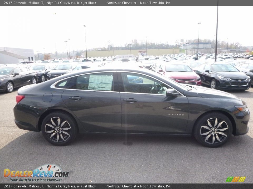 2017 Chevrolet Malibu LT Nightfall Gray Metallic / Jet Black Photo #4