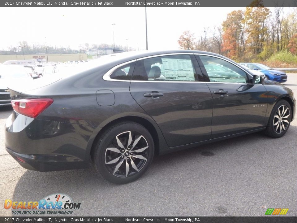 2017 Chevrolet Malibu LT Nightfall Gray Metallic / Jet Black Photo #5