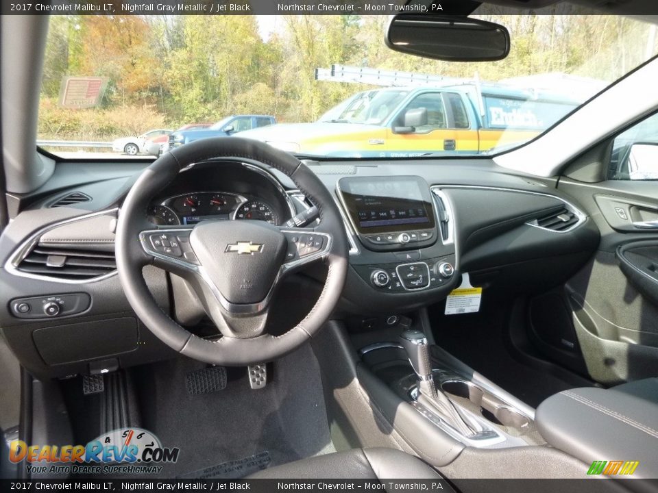 2017 Chevrolet Malibu LT Nightfall Gray Metallic / Jet Black Photo #12