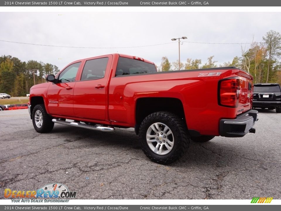 2014 Chevrolet Silverado 1500 LT Crew Cab Victory Red / Cocoa/Dune Photo #5