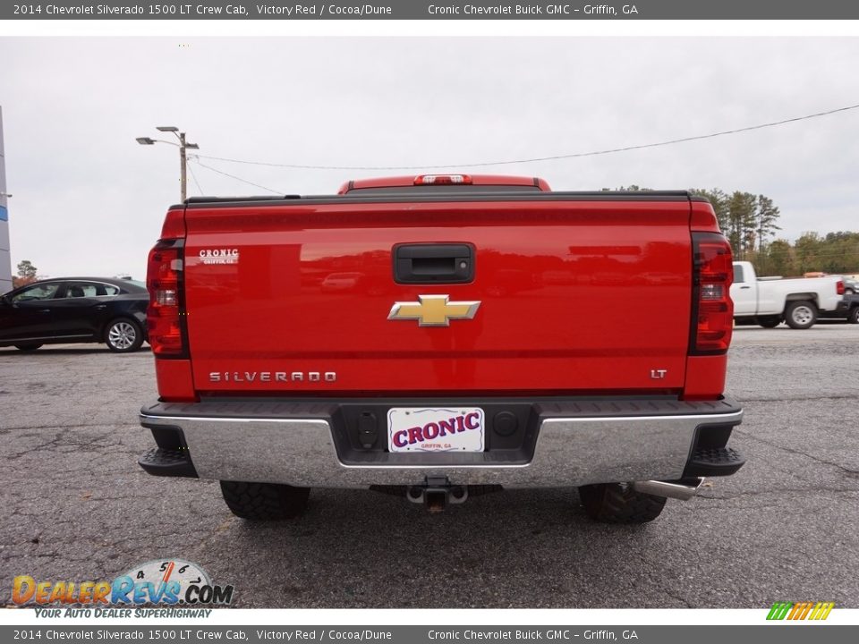 2014 Chevrolet Silverado 1500 LT Crew Cab Victory Red / Cocoa/Dune Photo #6