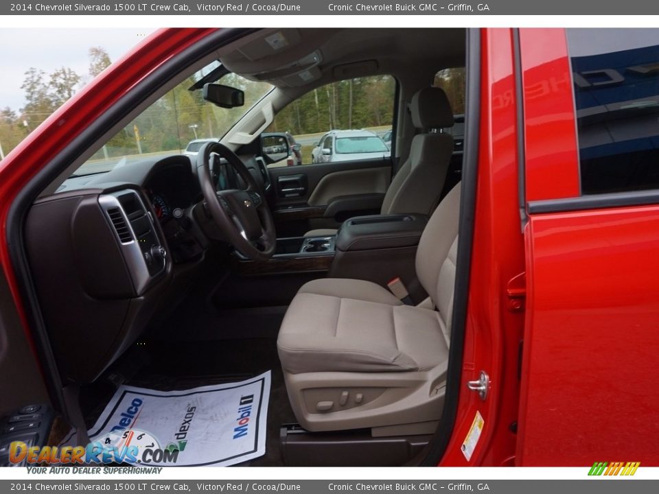 2014 Chevrolet Silverado 1500 LT Crew Cab Victory Red / Cocoa/Dune Photo #9