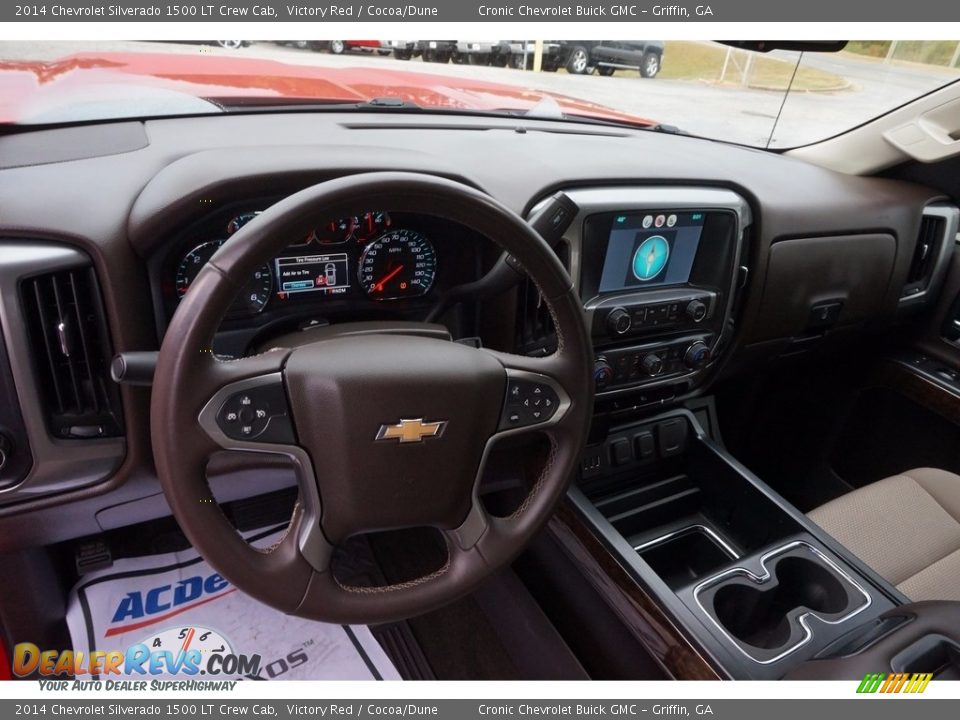 2014 Chevrolet Silverado 1500 LT Crew Cab Victory Red / Cocoa/Dune Photo #10