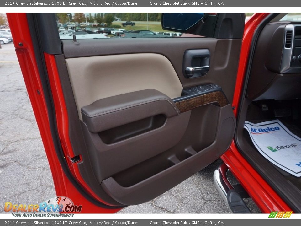2014 Chevrolet Silverado 1500 LT Crew Cab Victory Red / Cocoa/Dune Photo #11