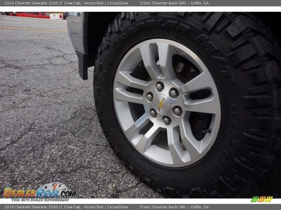 2014 Chevrolet Silverado 1500 LT Crew Cab Victory Red / Cocoa/Dune Photo #12
