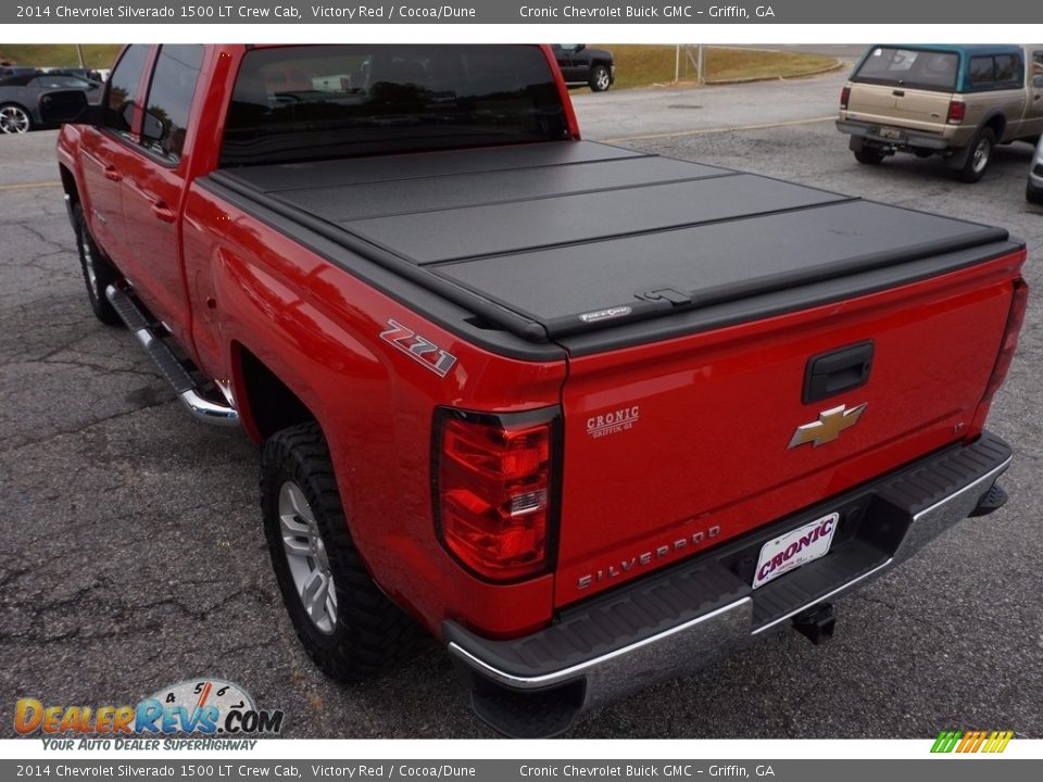 2014 Chevrolet Silverado 1500 LT Crew Cab Victory Red / Cocoa/Dune Photo #14