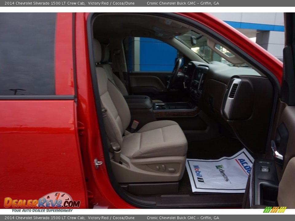 2014 Chevrolet Silverado 1500 LT Crew Cab Victory Red / Cocoa/Dune Photo #16