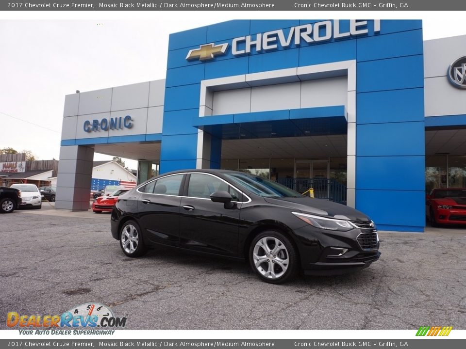 2017 Chevrolet Cruze Premier Mosaic Black Metallic / Dark Atmosphere/Medium Atmosphere Photo #1