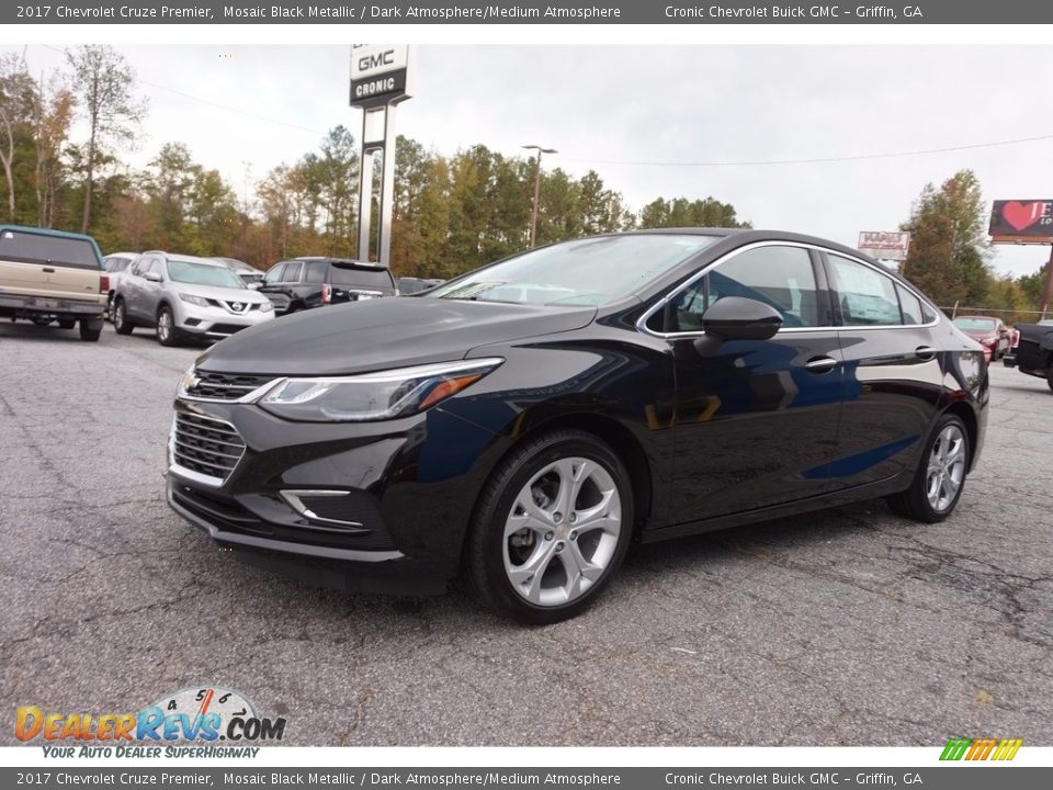2017 Chevrolet Cruze Premier Mosaic Black Metallic / Dark Atmosphere/Medium Atmosphere Photo #3