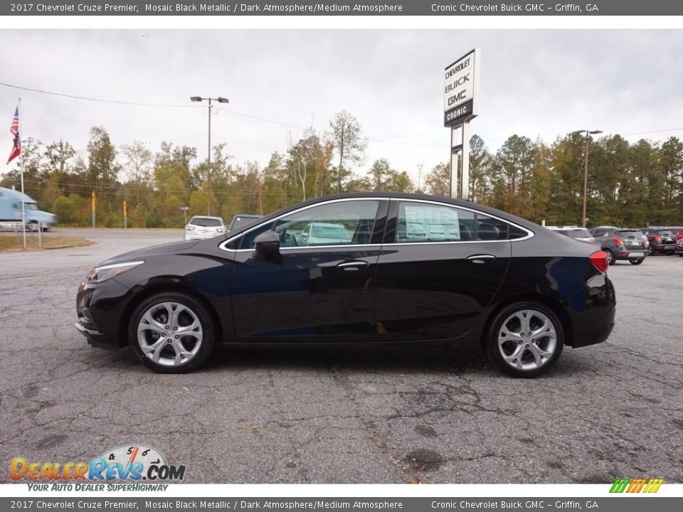 2017 Chevrolet Cruze Premier Mosaic Black Metallic / Dark Atmosphere/Medium Atmosphere Photo #4