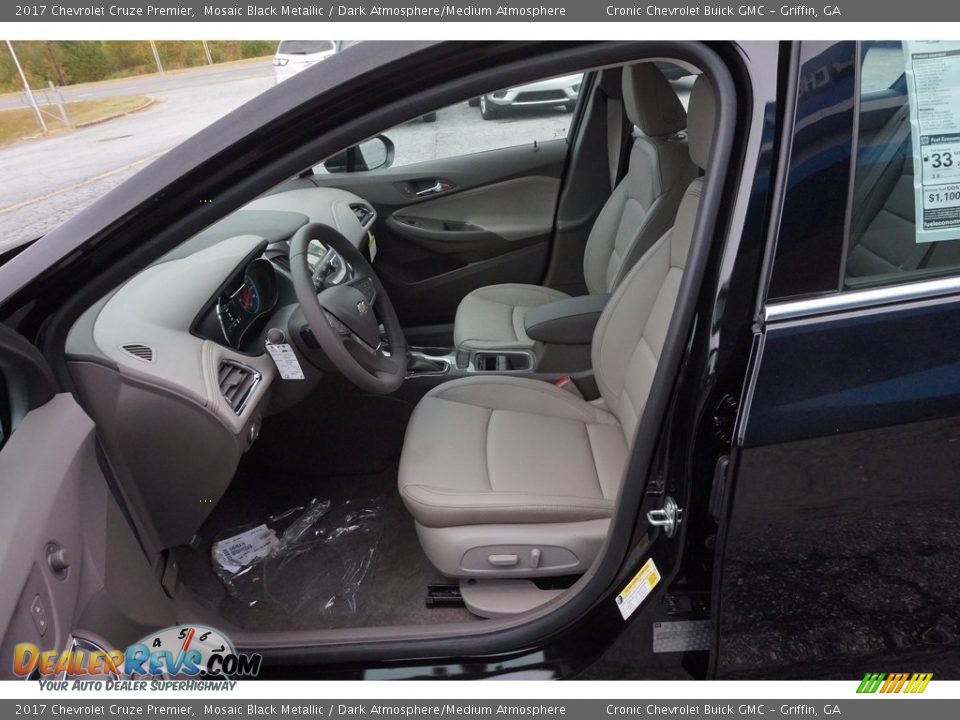 2017 Chevrolet Cruze Premier Mosaic Black Metallic / Dark Atmosphere/Medium Atmosphere Photo #9