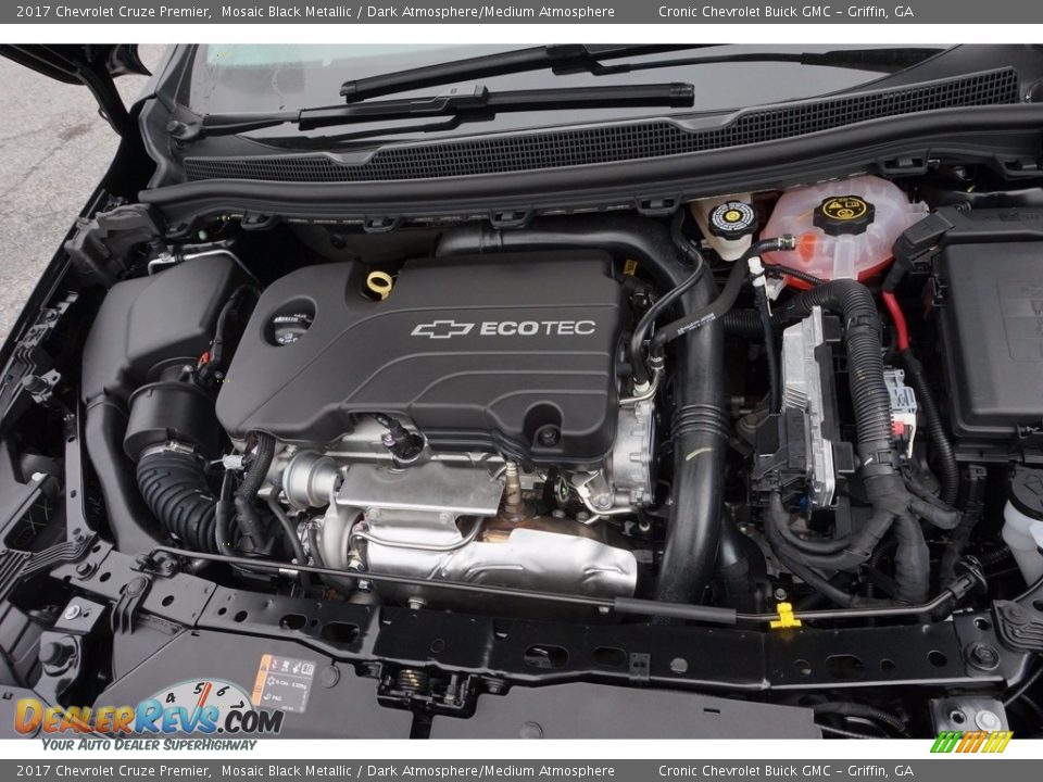 2017 Chevrolet Cruze Premier Mosaic Black Metallic / Dark Atmosphere/Medium Atmosphere Photo #12