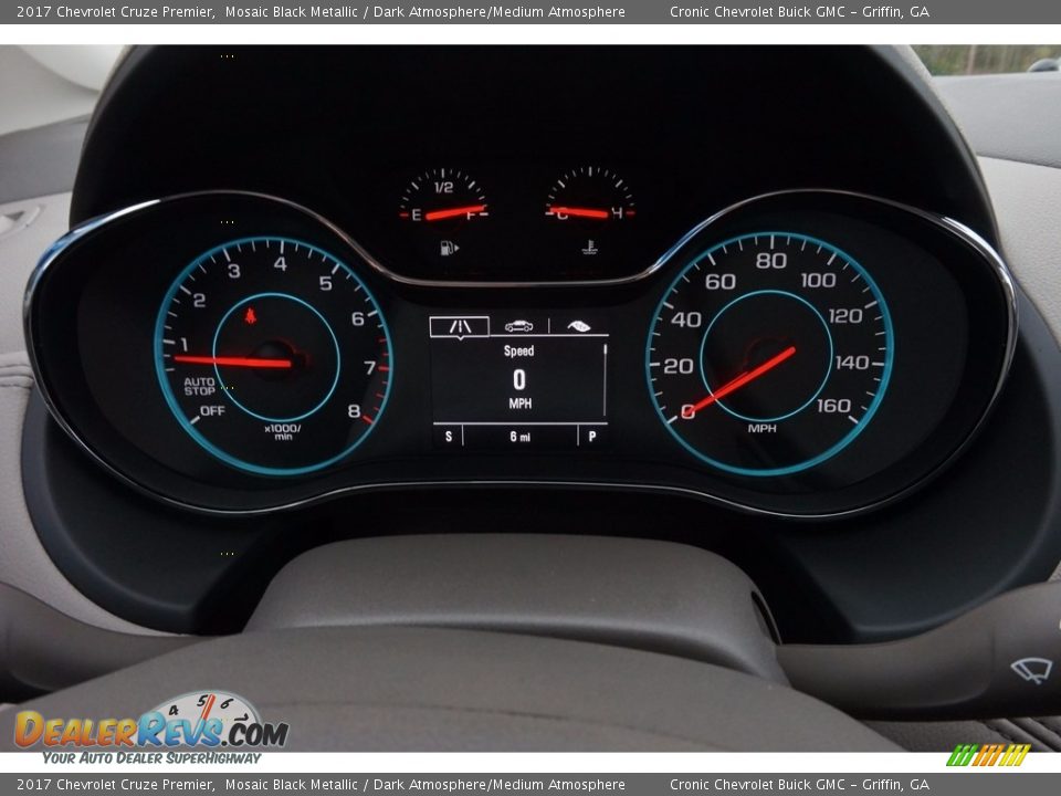 2017 Chevrolet Cruze Premier Mosaic Black Metallic / Dark Atmosphere/Medium Atmosphere Photo #13