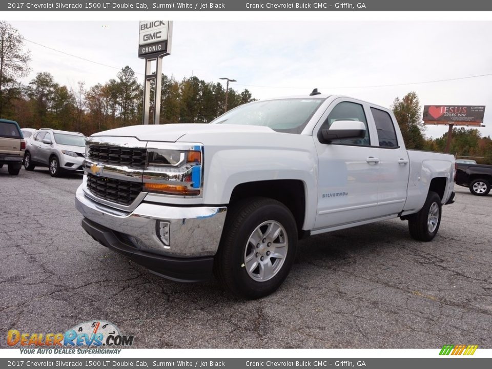 2017 Chevrolet Silverado 1500 LT Double Cab Summit White / Jet Black Photo #3