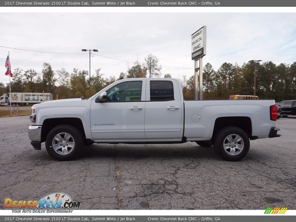 2017 Chevrolet Silverado 1500 LT Double Cab Summit White / Jet Black Photo #4