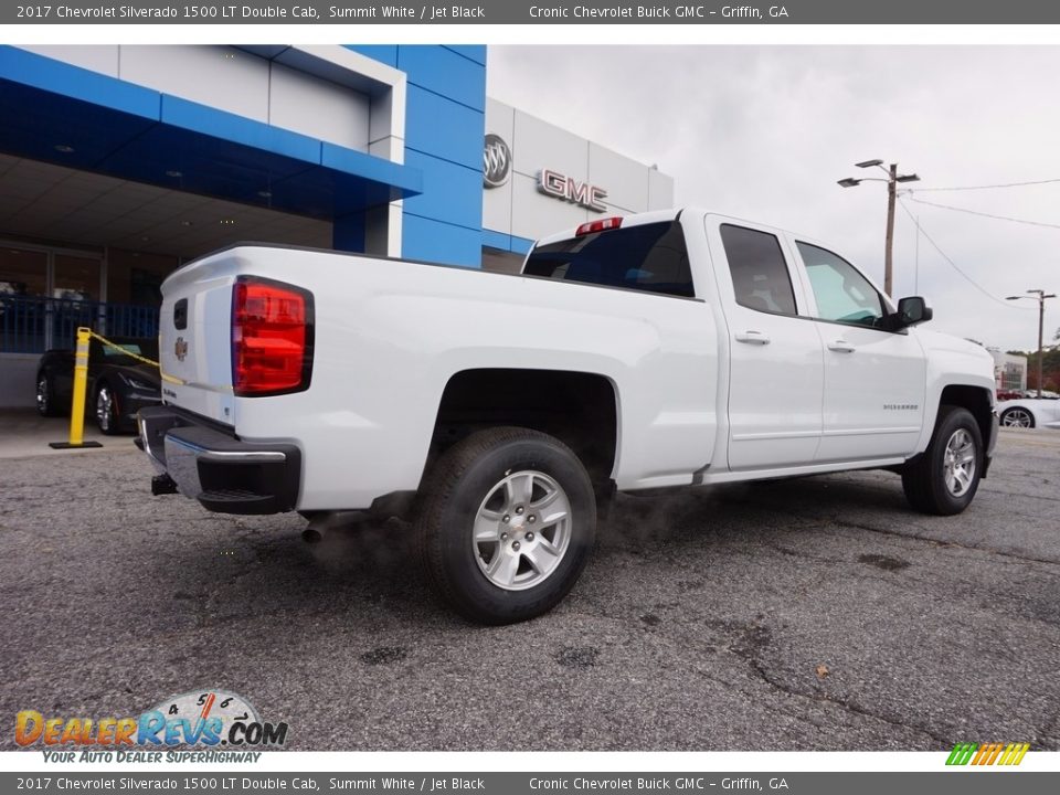 2017 Chevrolet Silverado 1500 LT Double Cab Summit White / Jet Black Photo #7