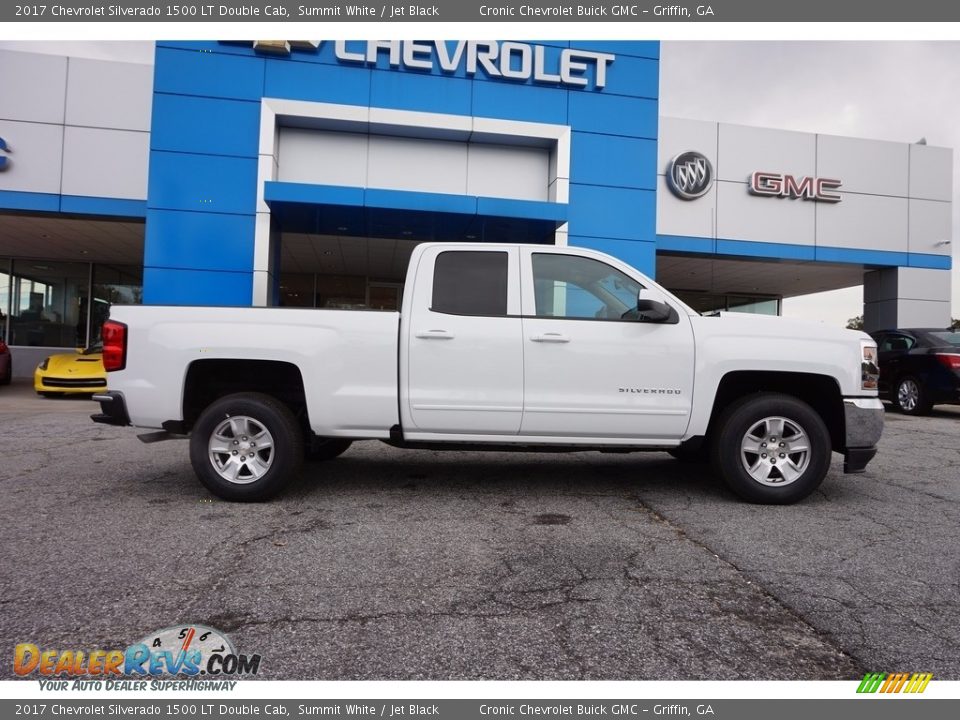 Summit White 2017 Chevrolet Silverado 1500 LT Double Cab Photo #8